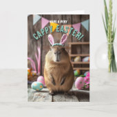 イースターキャピバラのカードを持っている カード (正面)