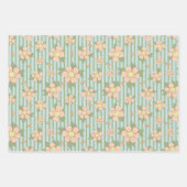 イースターキャロットギフトラップ – 3セット ラッピングペーパーシート (正面)