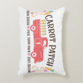 イースターキャロットパッチホームデコール アクセントクッション (正面(垂直))