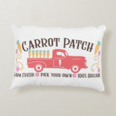 イースターキャロットパッチホームデコール アクセントクッション (裏面)