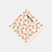 イースターキャロット スタンダードカクテルナプキン (角)