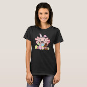 イースターキャンディとイースターのためのキュートなアキソロット Tシャツ (正面フル)
