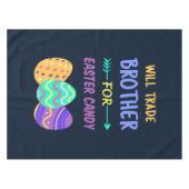 イースターキャンディのために兄弟を交換する テーブルクロス (正面(横))