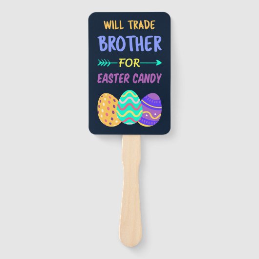 イースターキャンディのために兄弟を交換する ハンドファン (正面)