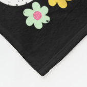 イースターキャンディの男の子をトッドに妹おもしろいを交換する フリースブランケット (角)