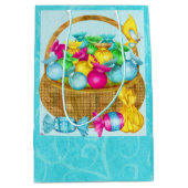 イースターキャンディフォークアート中バッグのみ ミディアムペーパーバッグ (正面)