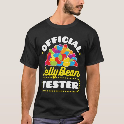 イースターキャンディ - ゼリービーンズ ゼリービーンテスター Tシャツ (正面)