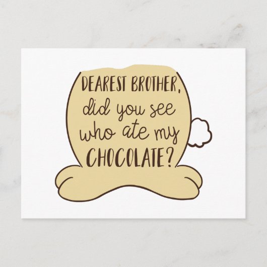 イースターキュートおもしろいバニー引用文タイポグラフィ ポストカード (正面)