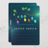 イースターキュートエッグ招待状 招待状 (正面/裏面)