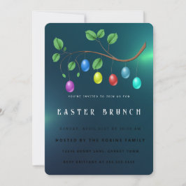 イースターキュートエッグ招待状 招待状