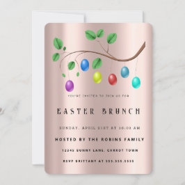 イースターキュートゴールデンバラエッグ招待状 招待状