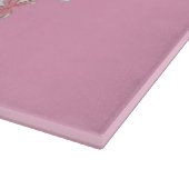 イースターキュートフローラバニーヒョウ贈り物 カッティングボード (角)