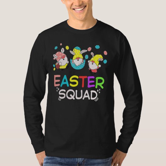 イースターキュート3つの格言イースターエッグバニーイースター Tシャツ (正面)
