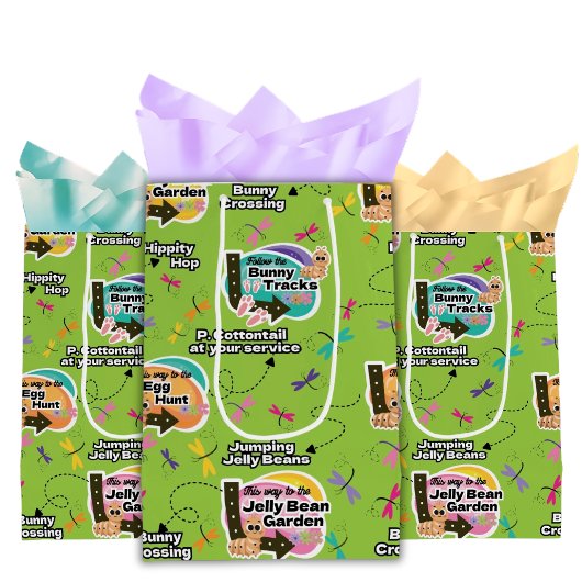 イースターギフトバッグ ミディアムペーパーバッグ