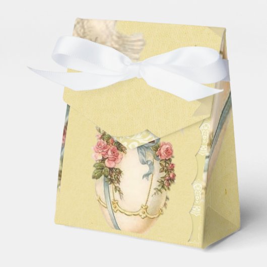 イースターギフトボックス、アンティークデザイン フェイバーボックス (正面サイド)