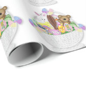 イースターギフトラップ/動物のバスケット ラッピングペーパー (ロールコーナー)