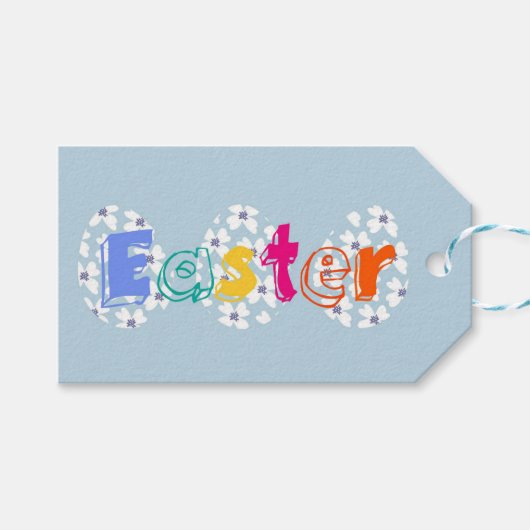 イースターギフトラベル ギフトタグ (正面(横))