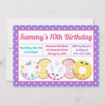 イースタークッキードーナツとスイーツバースデーパーティー