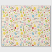 イースタークッキーパターン ラッピングペーパー (フラット)