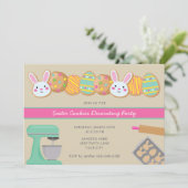 イースタークッキーパーティの招待状 招待状 (スタンド正面)