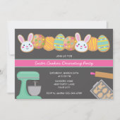 イースタークッキーパーティの招待状 招待状 (正面)