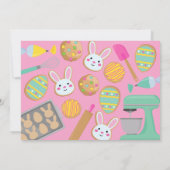 イースタークッキーパーティの招待状 招待状 (裏面)