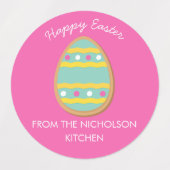 イースタークッキーベーキング ラベル (デザイン1)