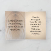 イースタークラウンとバイブルエレガントバースカスタムカード カード (内部)