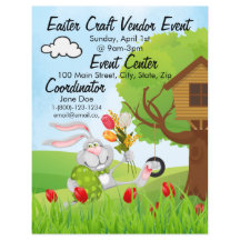 イースタークラフトベンダー広告イベントのテンプレート