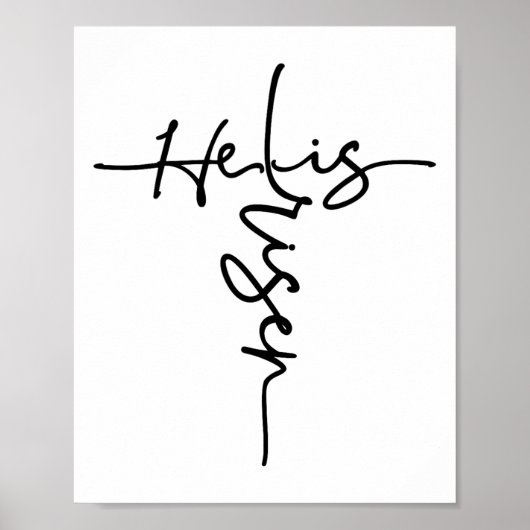 イースタークリスチャン彼は太陽の復活の人々を復活させた ポスター (正面)