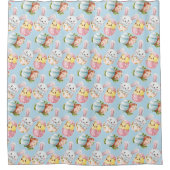 イースタークリッターシャワーカーテン シャワーカーテン (正面)