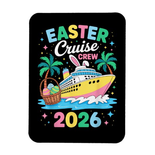 イースタークルーズクルー2026 家族旅行にぴったりなマッチング マグネット (縦)