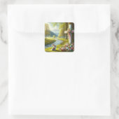 イースタークロスとバニー&エッグ スクエアシール (バッグ)