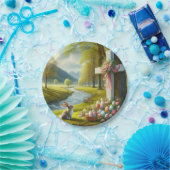 イースタークロスとバニー&エッグ ペーパープレート (パーティー)