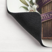 イースタークロスとパープルリボン マウスパッド (コーナー)