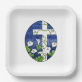 イースタークロスホリデーパーティー ペーパープレート (正面)