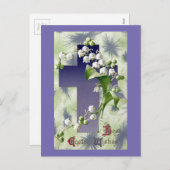 イースタークロス渓谷のユリ シーズンポストカード (正面/裏面)