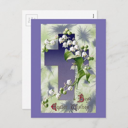 イースタークロス渓谷のユリ シーズンポストカード (正面/裏面)