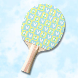 イースタークールチェッカーボードパターンルースター卵 卓球ラケット