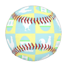 イースタークールチェッカーボードパターンルースター卵 野球ボール