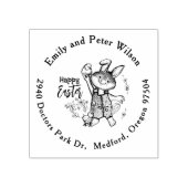 イースタークールバニー差出人住所 ラバースタンプ (インプリント)