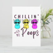 イースターグリーティングカードのぞき牛イースター牛のぞき シーズンカード (スタンド正面)