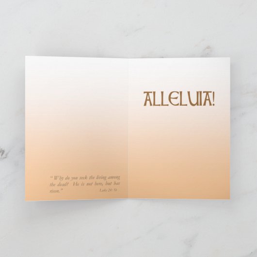 イースターグリーティングカードルーク24:5 シーズンカード (内部)