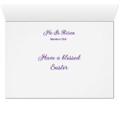 イースターグリーティングカード (内部横(下))