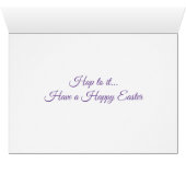 イースターグリーティングカード (内部横(下))