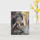 イースターグリーティングカード カード (黄色い花)