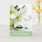 イースターグリーティングカード カード (黄色い花)