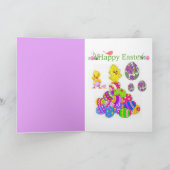 イースターグリーティングカード シーズンカード (内部)