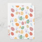 イースターグリーティングカード シーズンカード (正面/裏面)