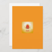 イースターグリーティングカード シーズンカード (正面/裏面)